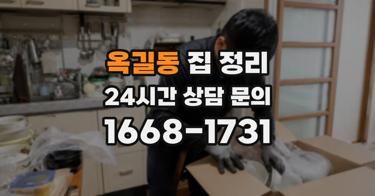 옥길동 집 정리