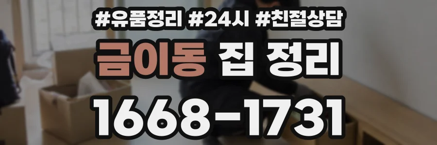 금이동 집 정리