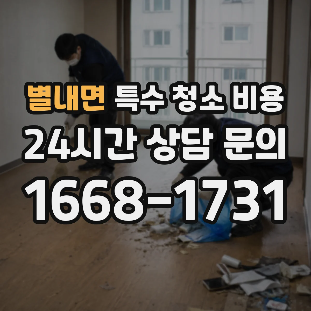 별내면 특수 청소 비용