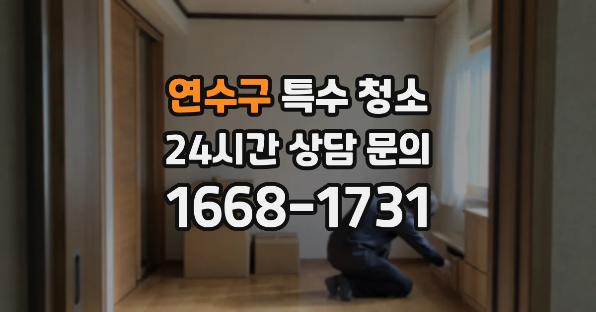 연수구 특수 청소