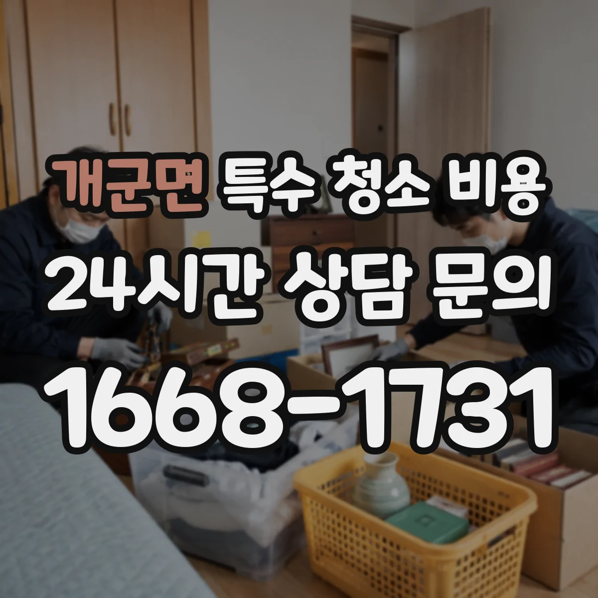 개군면 특수 청소 비용