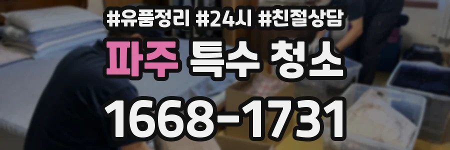 파주 특수 청소