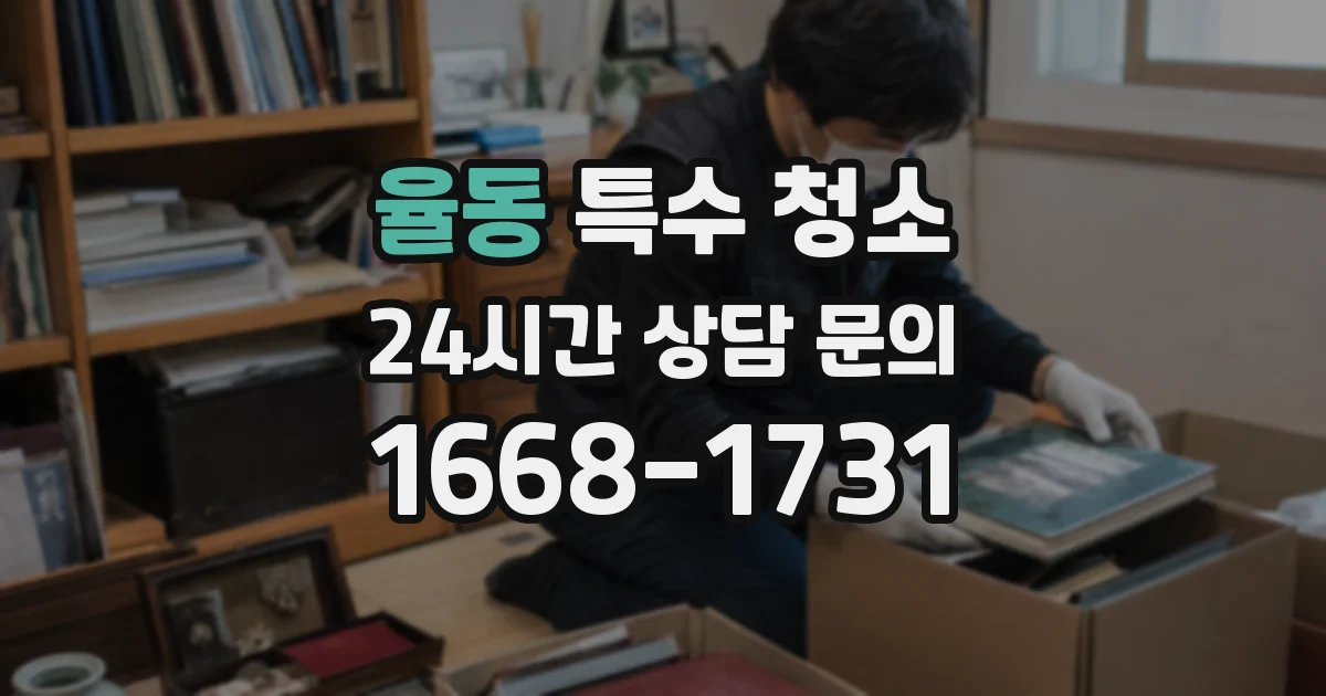 율동 특수 청소