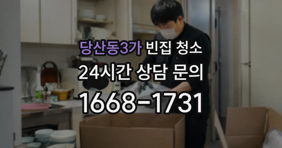 당산동3가 빈집 청소