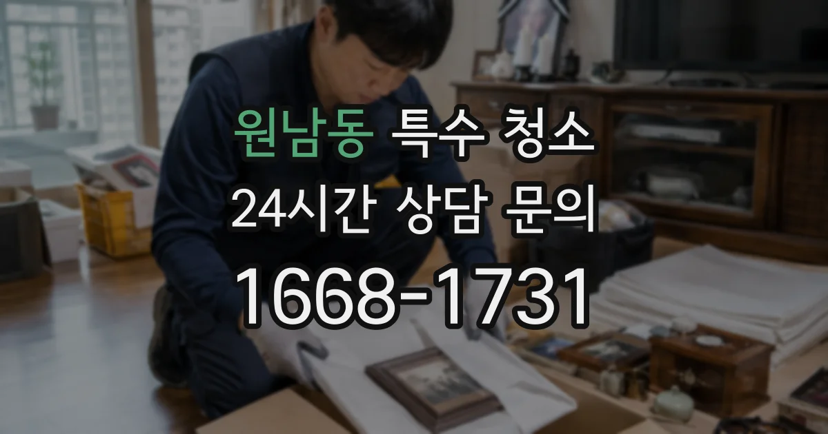 원남동 특수 청소