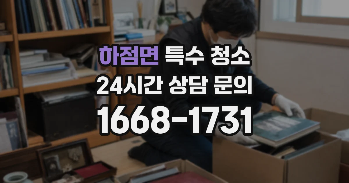 하점면 특수 청소