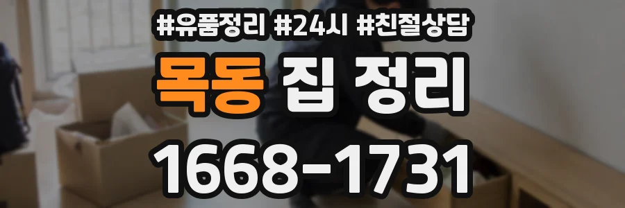 목동 집 정리