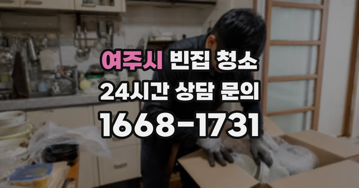 여주시 빈집 청소