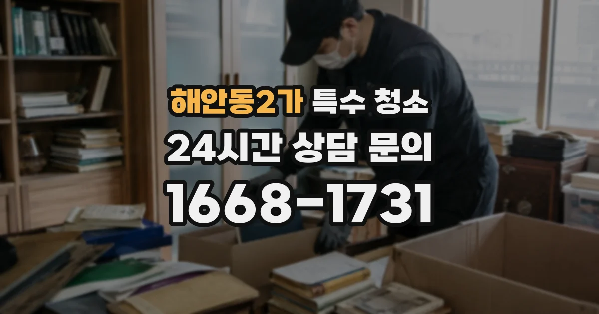 해안동2가 특수 청소