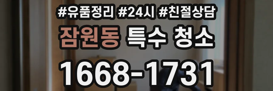 잠원동 특수 청소