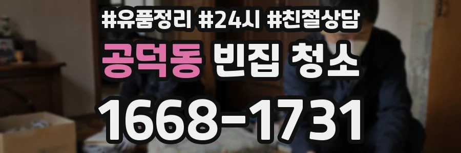 공덕동 빈집 청소