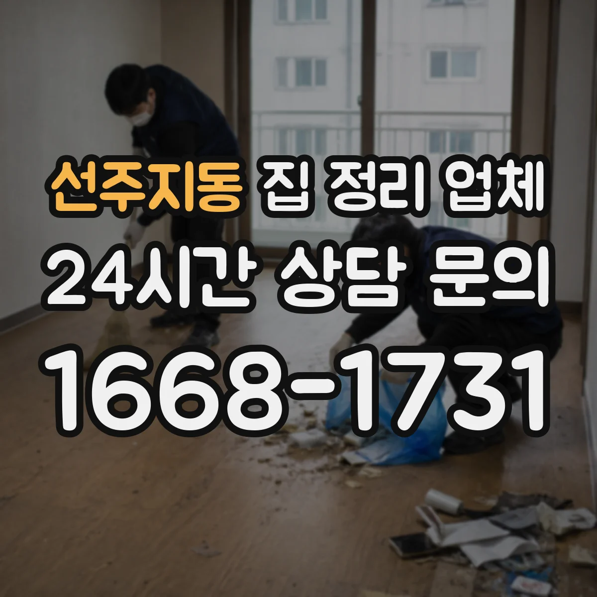 선주지동 집 정리 업체