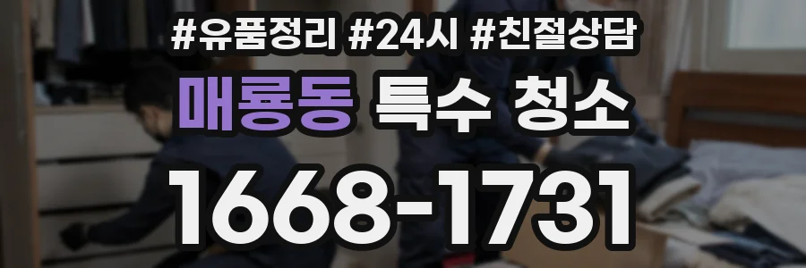 매룡동 특수 청소