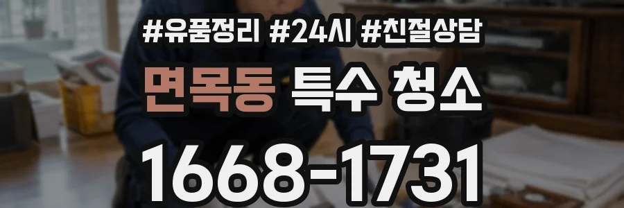 면목동 특수 청소