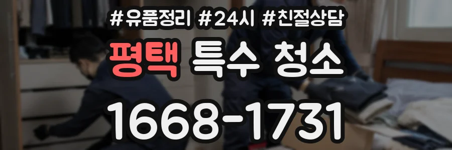 평택 특수 청소