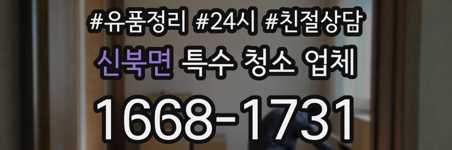 신북면 특수 청소 업체