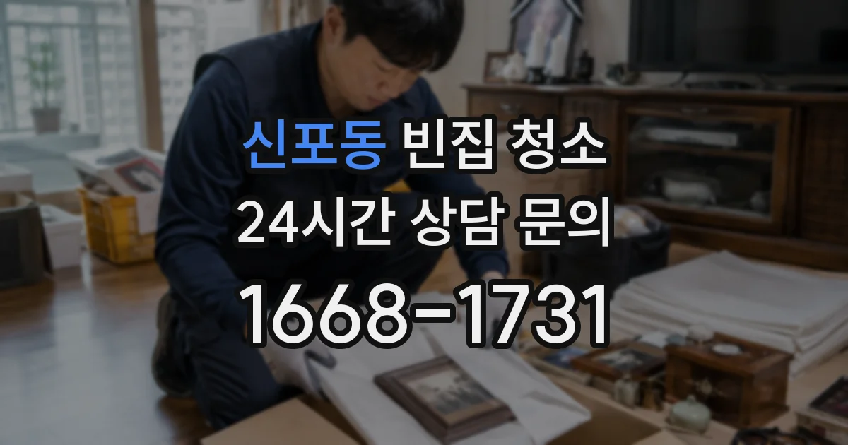 신포동 빈집 청소
