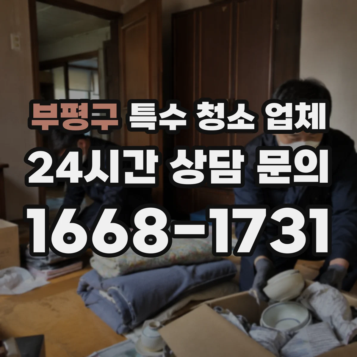 부평구 특수 청소 업체 음식물 부패 냄새 원인부터 제거하는 방식