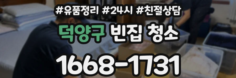 덕양구 빈집 청소