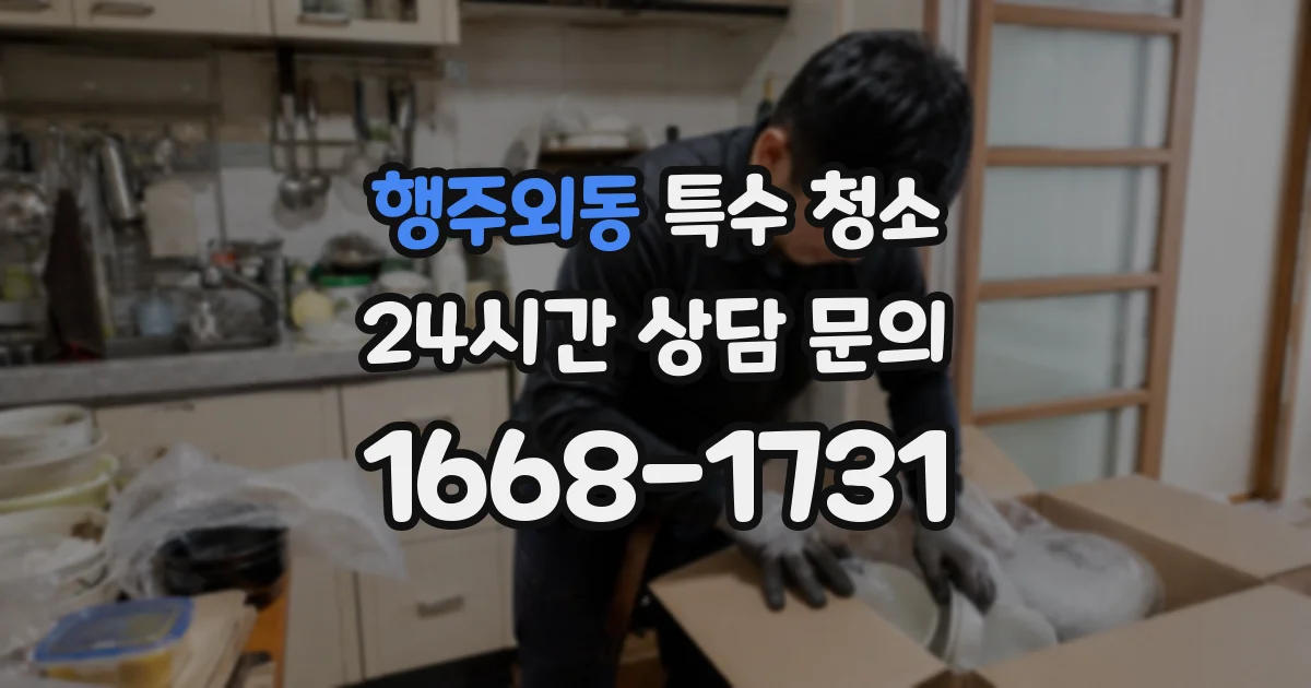 행주외동 특수 청소