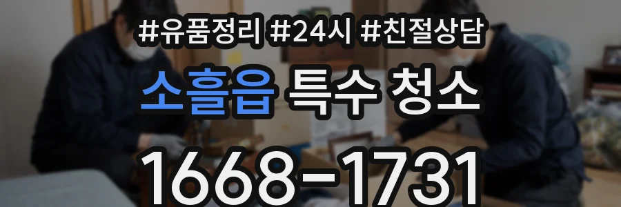 소흘읍 특수 청소