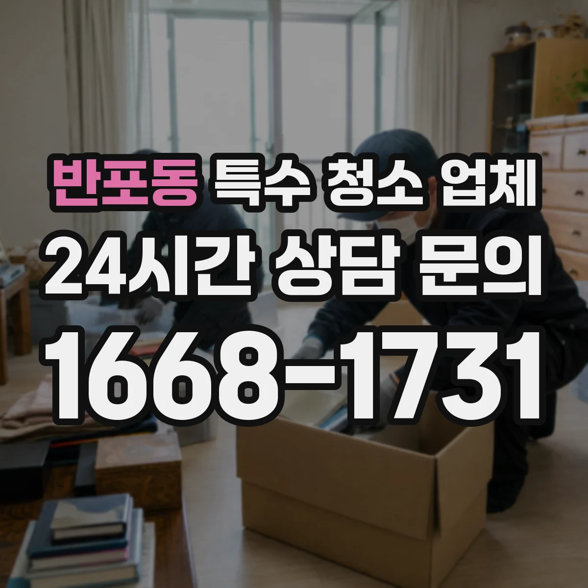 반포동 특수 청소 업체