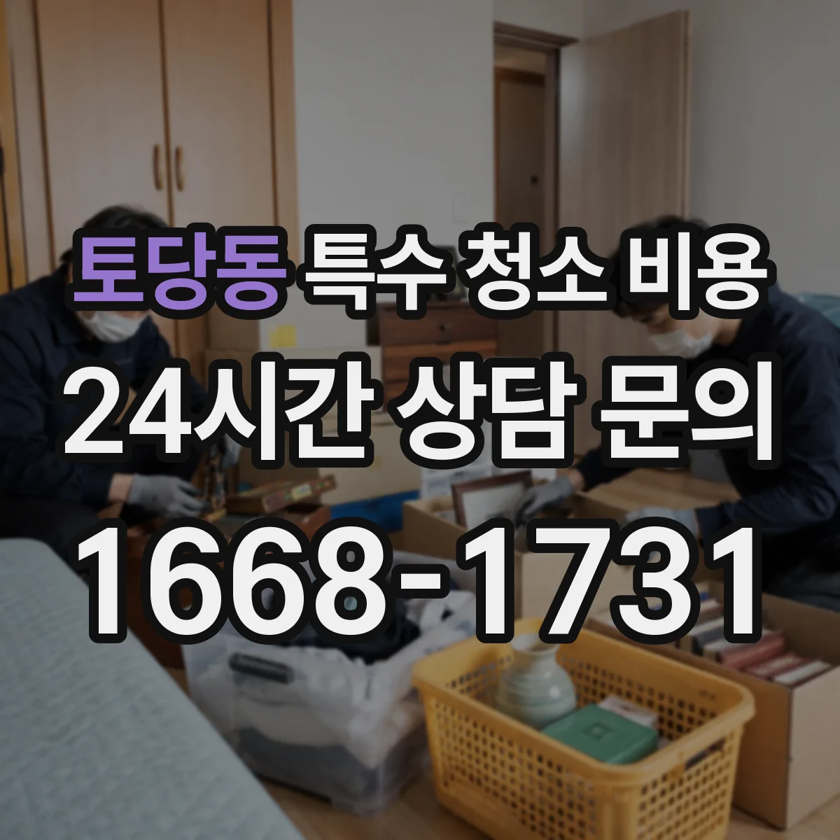 토당동 특수 청소 비용