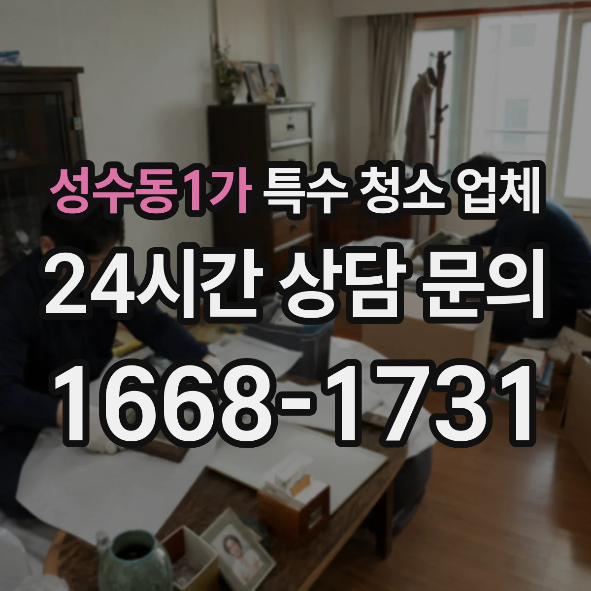 성수동1가 특수 청소 업체