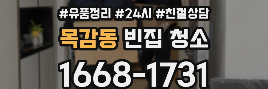 목감동 빈집 청소