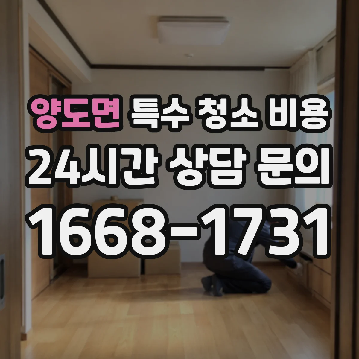 양도면 특수 청소 비용