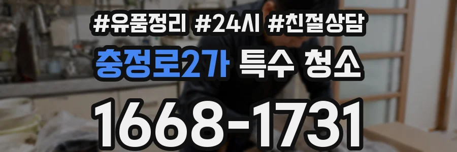 충정로2가 특수 청소