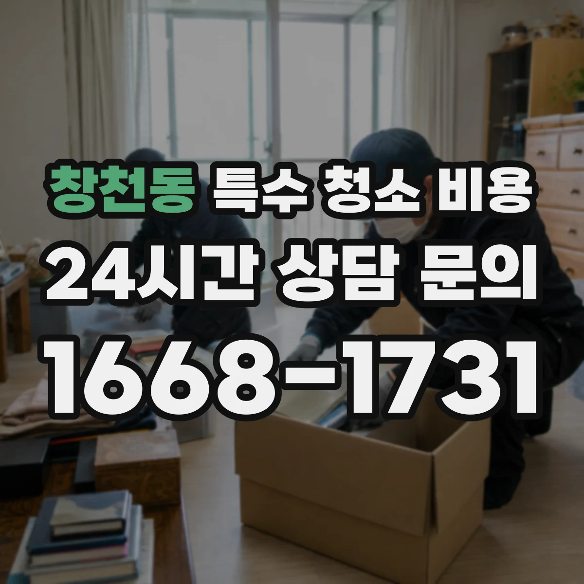 창천동 특수 청소 비용