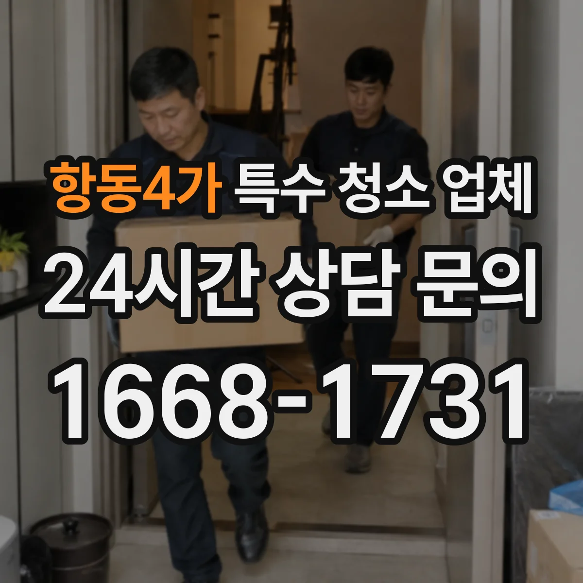 항동4가 특수 청소 업체