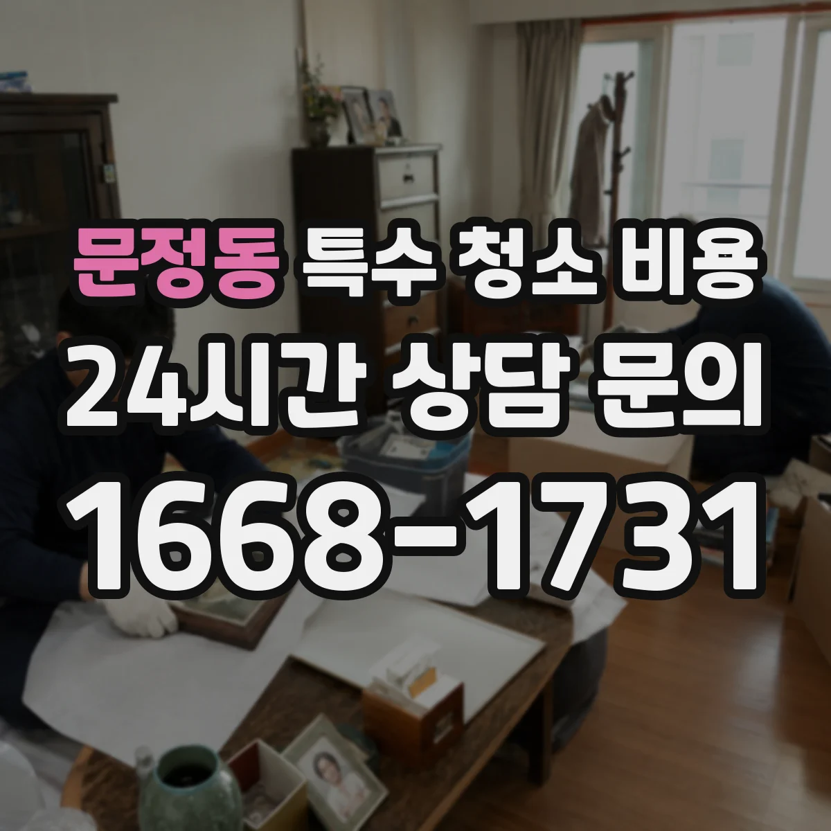 문정동 특수 청소 비용