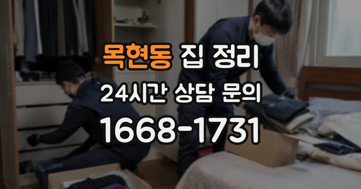 목현동 집 정리