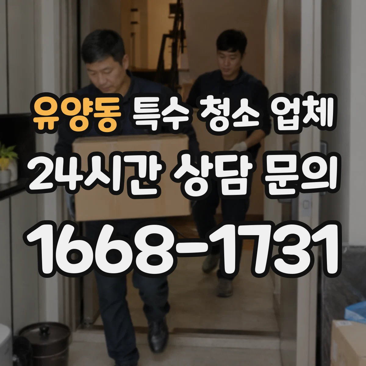유양동 특수 청소 업체