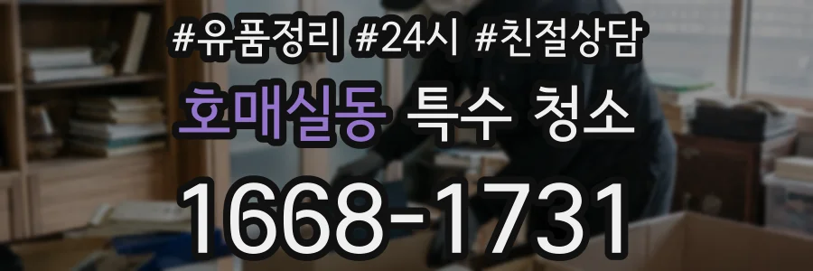 호매실동 특수 청소