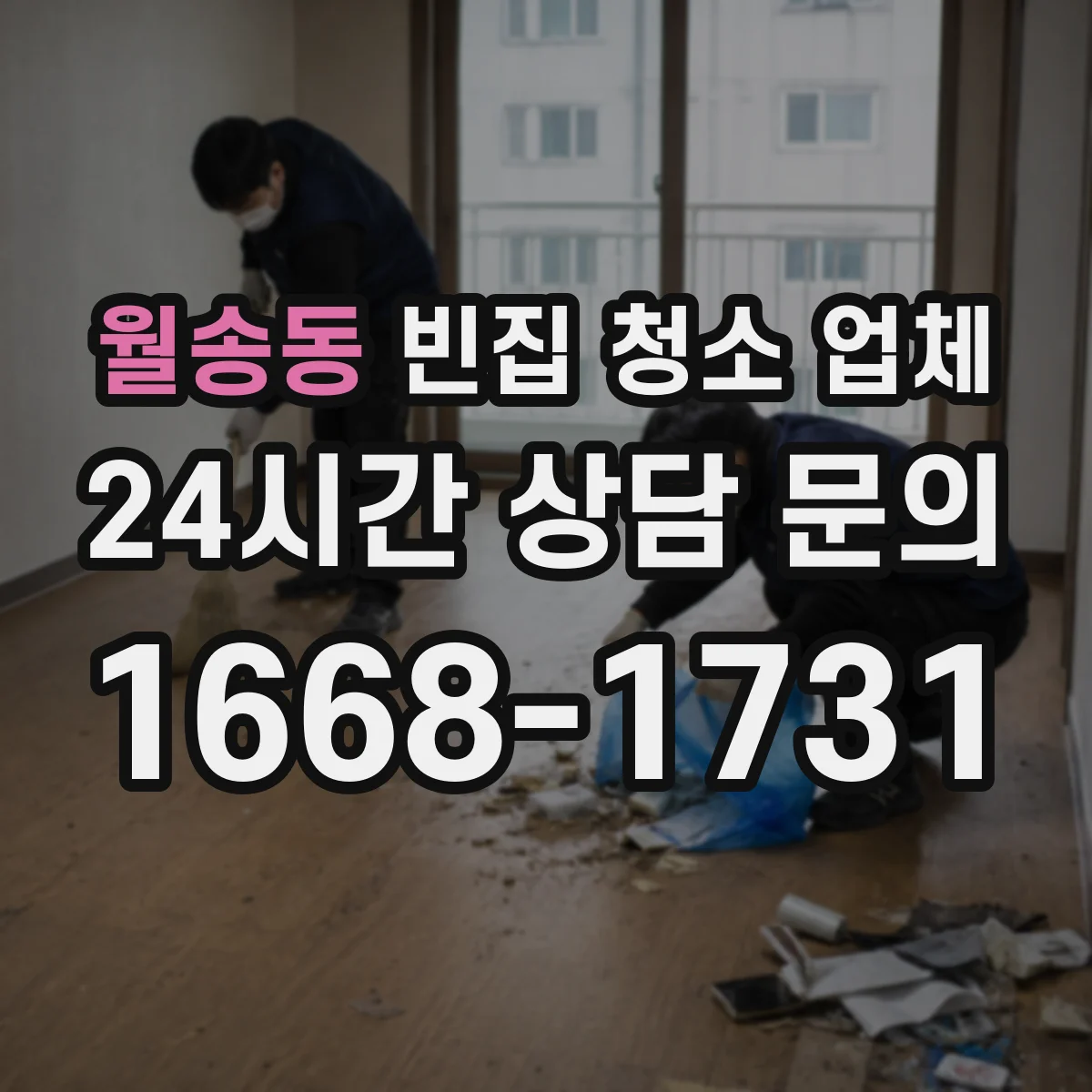 월송동 빈집 청소 업체