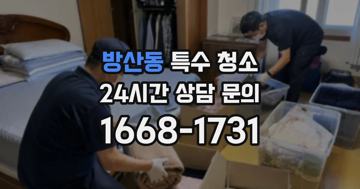 방산동 특수 청소