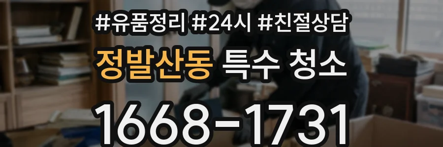 정발산동 특수 청소