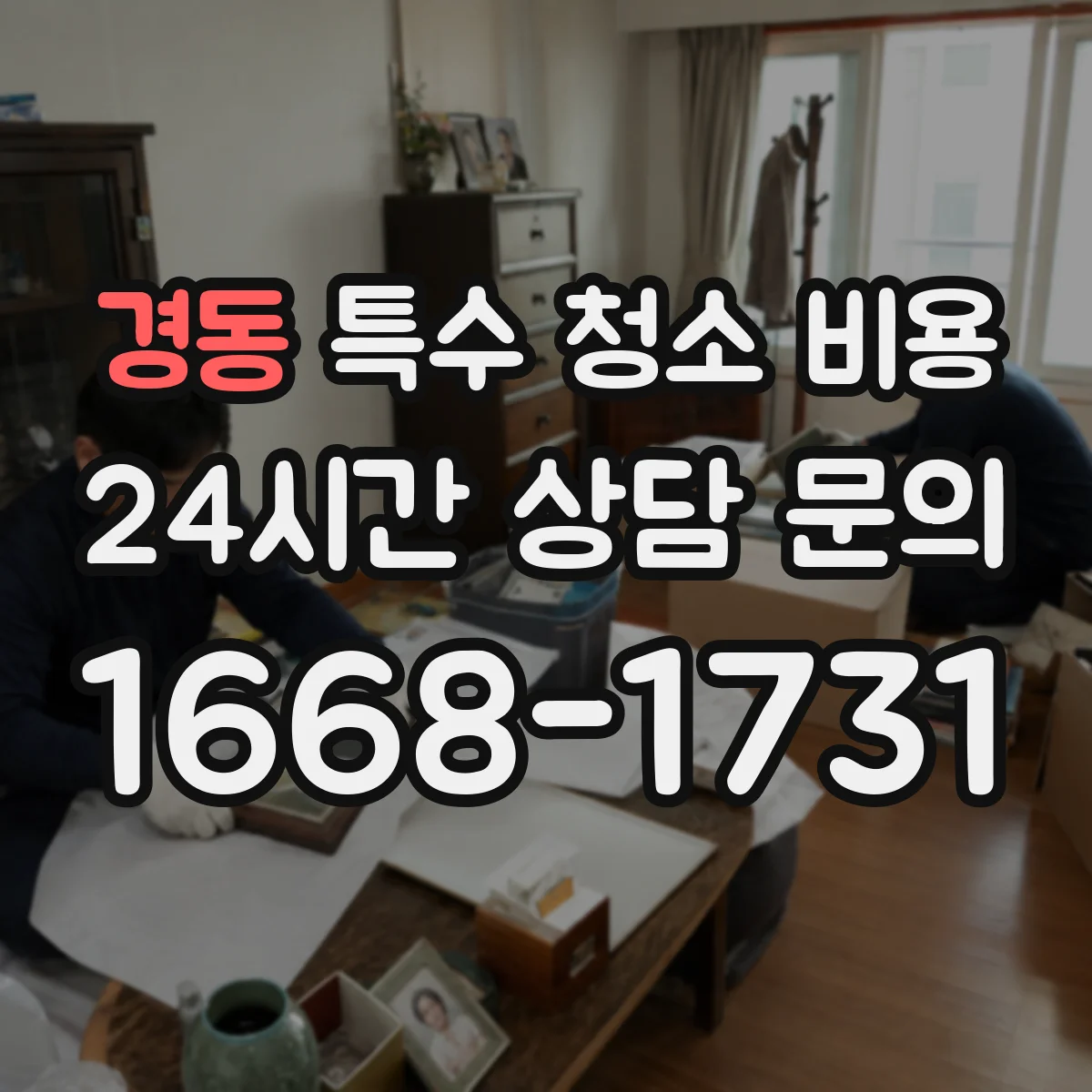 경동 특수 청소 비용