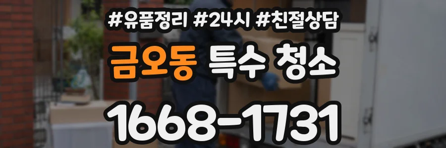금오동 특수 청소