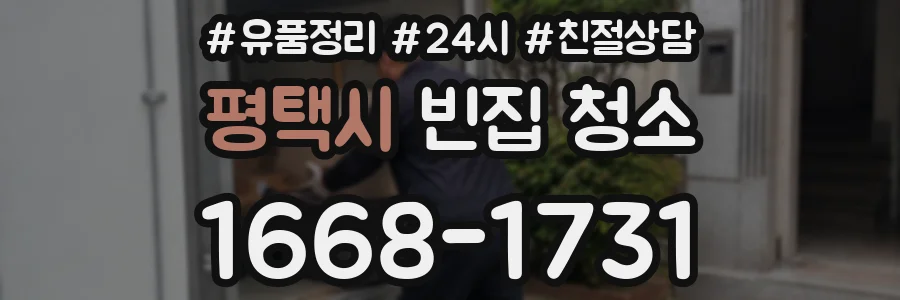 평택시 빈집 청소