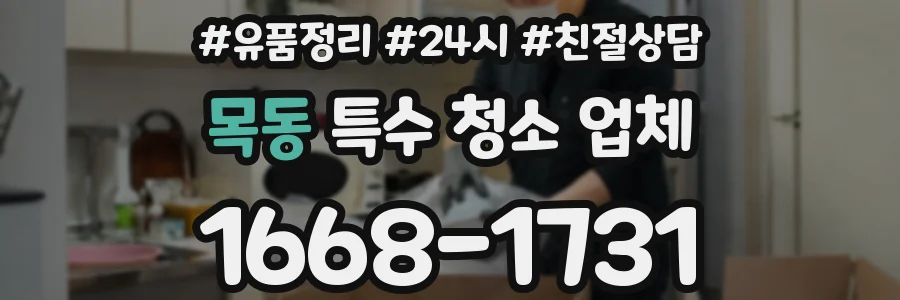 목동 특수 청소 업체