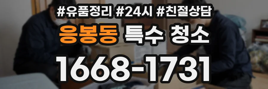 응봉동 특수 청소