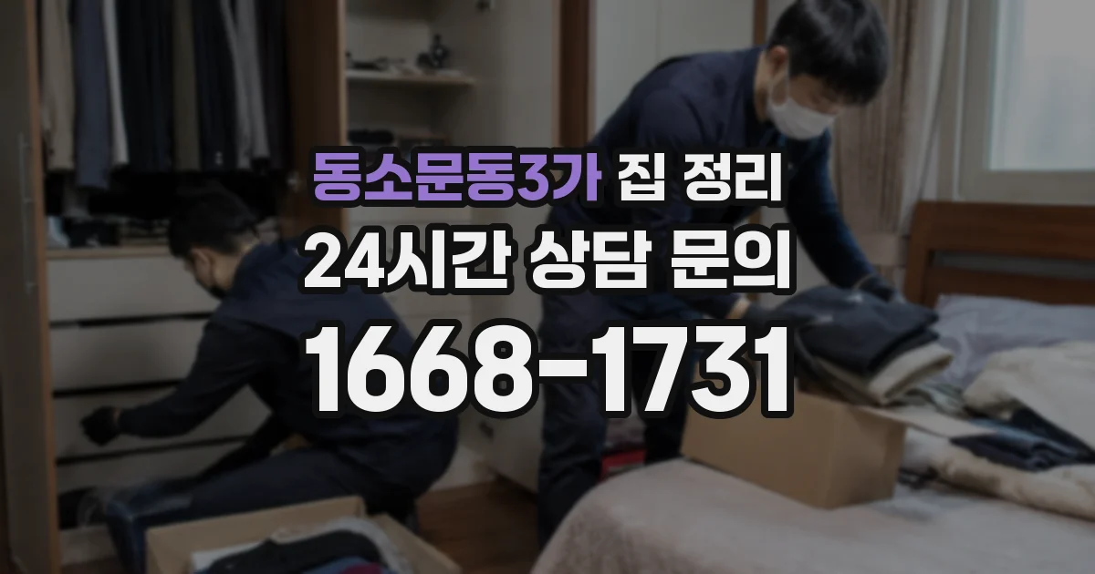 동소문동3가 집 정리