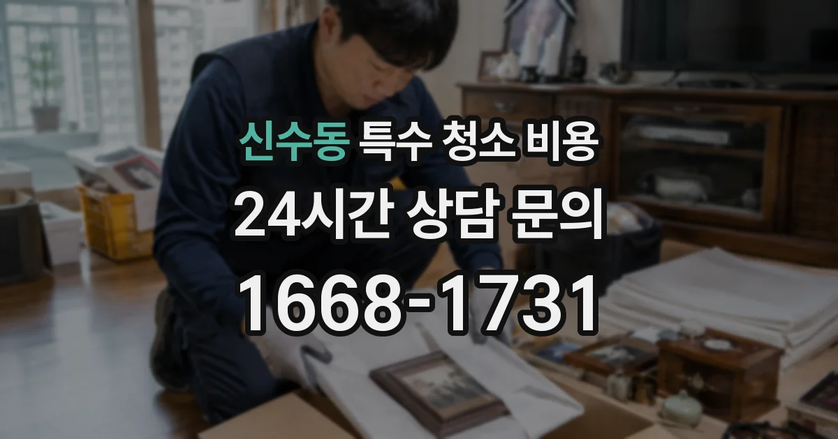 신수동 특수 청소 비용