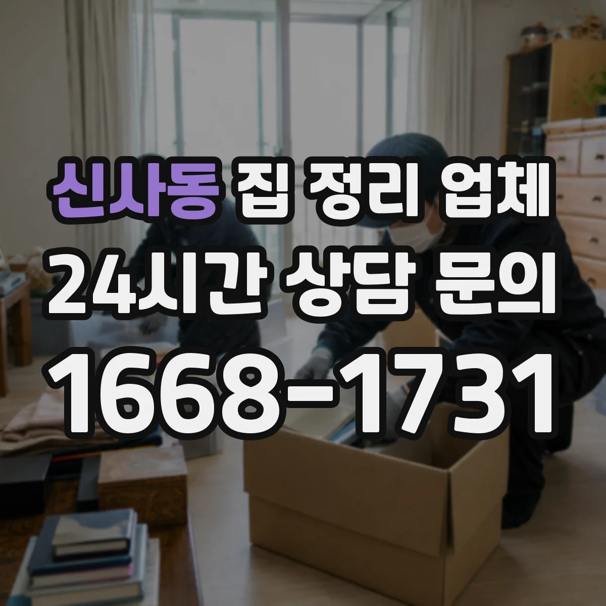신사동 집 정리 업체