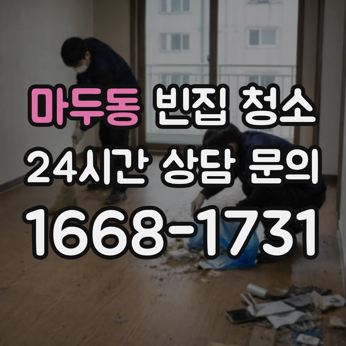 마두동 빈집 청소