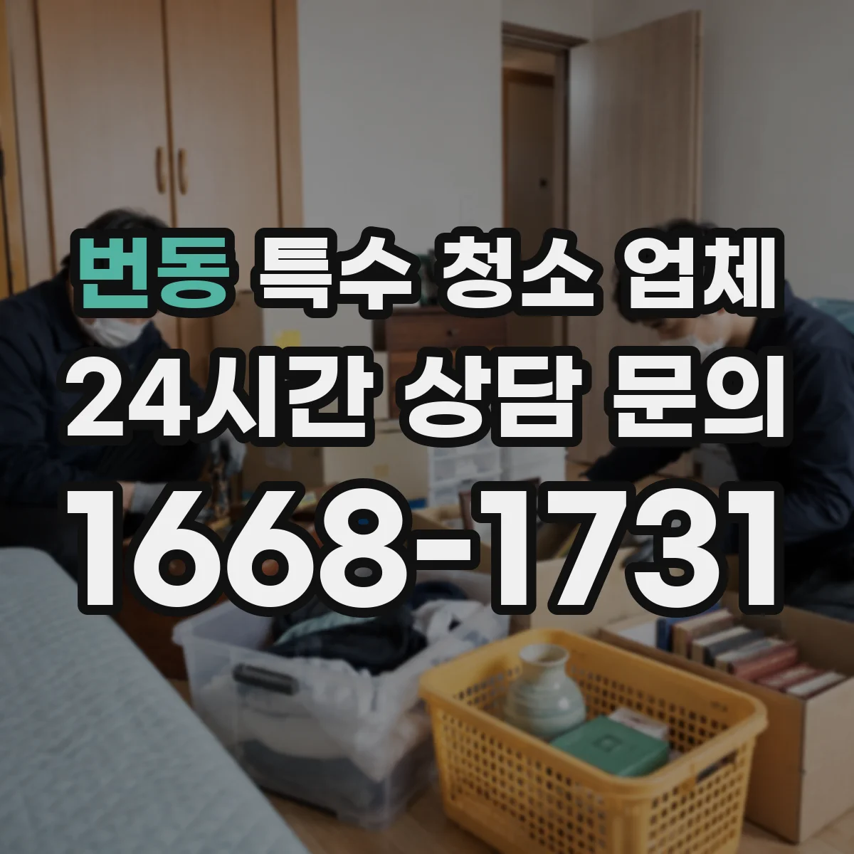 번동 특수 청소 업체
